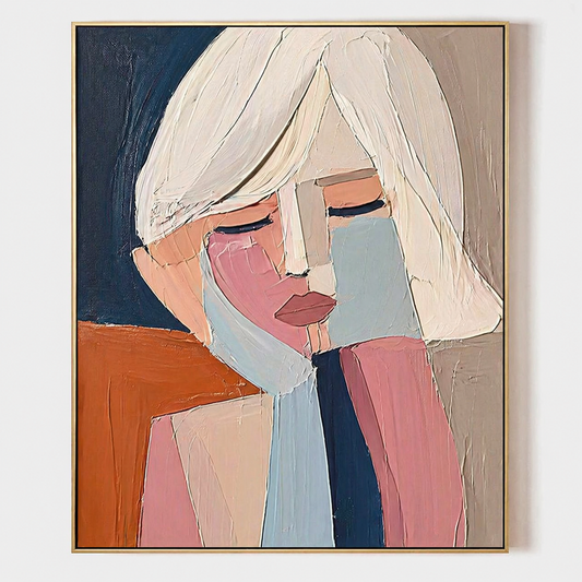 Contemporary Wall Art- Gentle Contemplation
