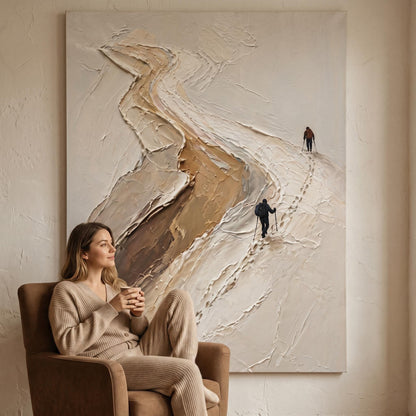 3D Textured Painting - Mountain Traverse