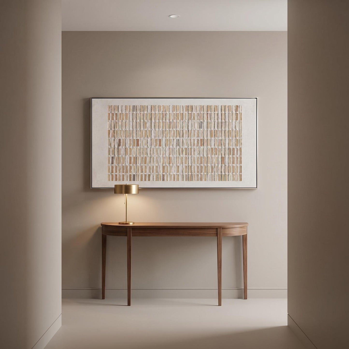 Wabi-Sabi Wall Art - Textured Grid