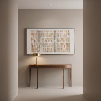 Wabi-Sabi Wall Art - Textured Grid
