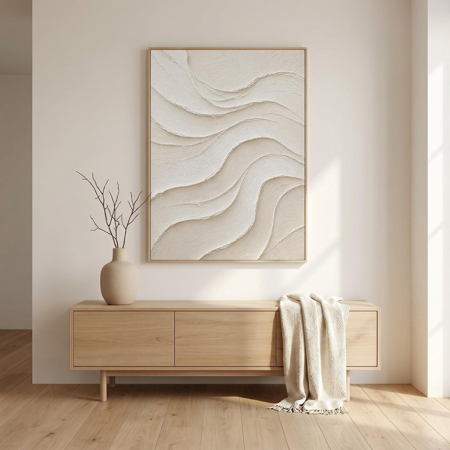 Wabi-Sabi Wall Art - Flowing Relief