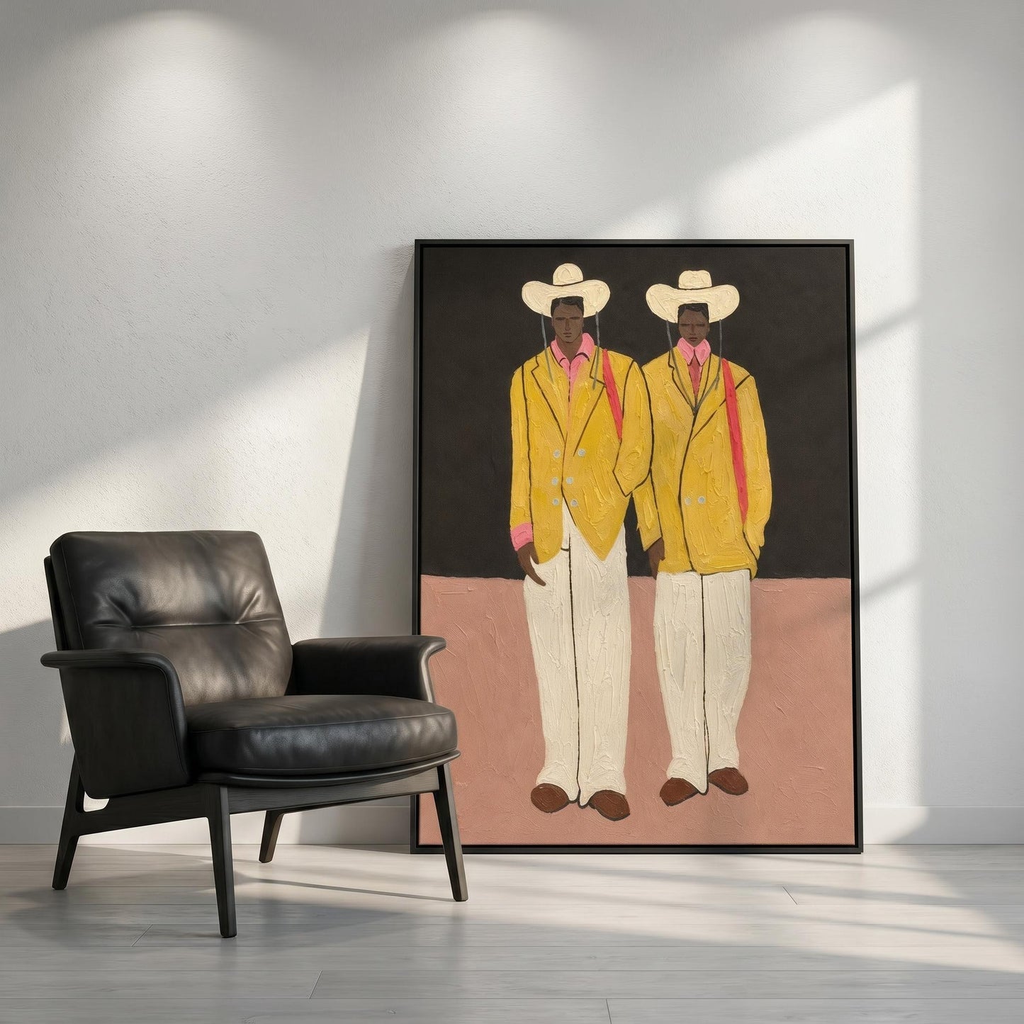 Colorful Painting - Yellow Jacket Duo