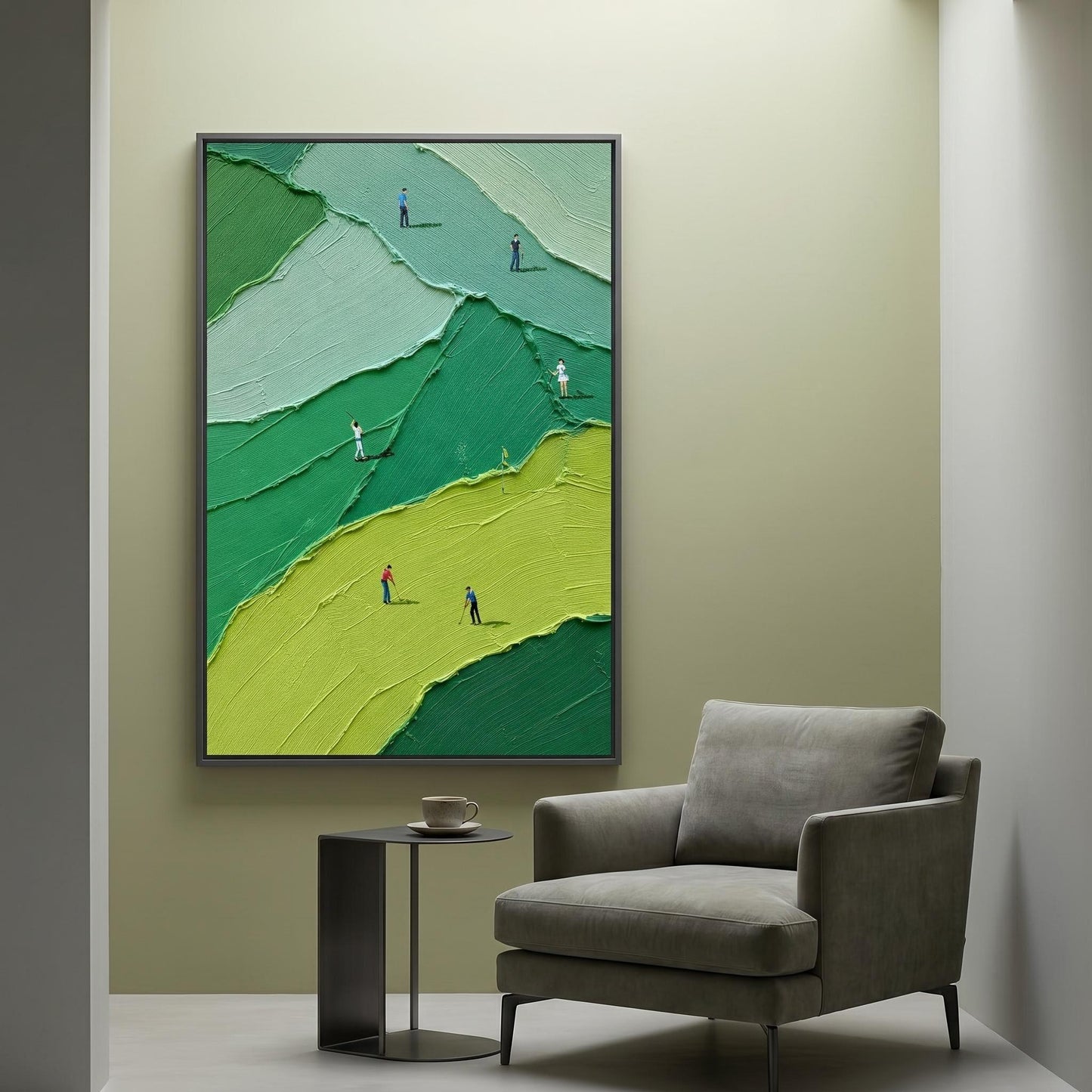 Minimalism - Textured Golf Stroll