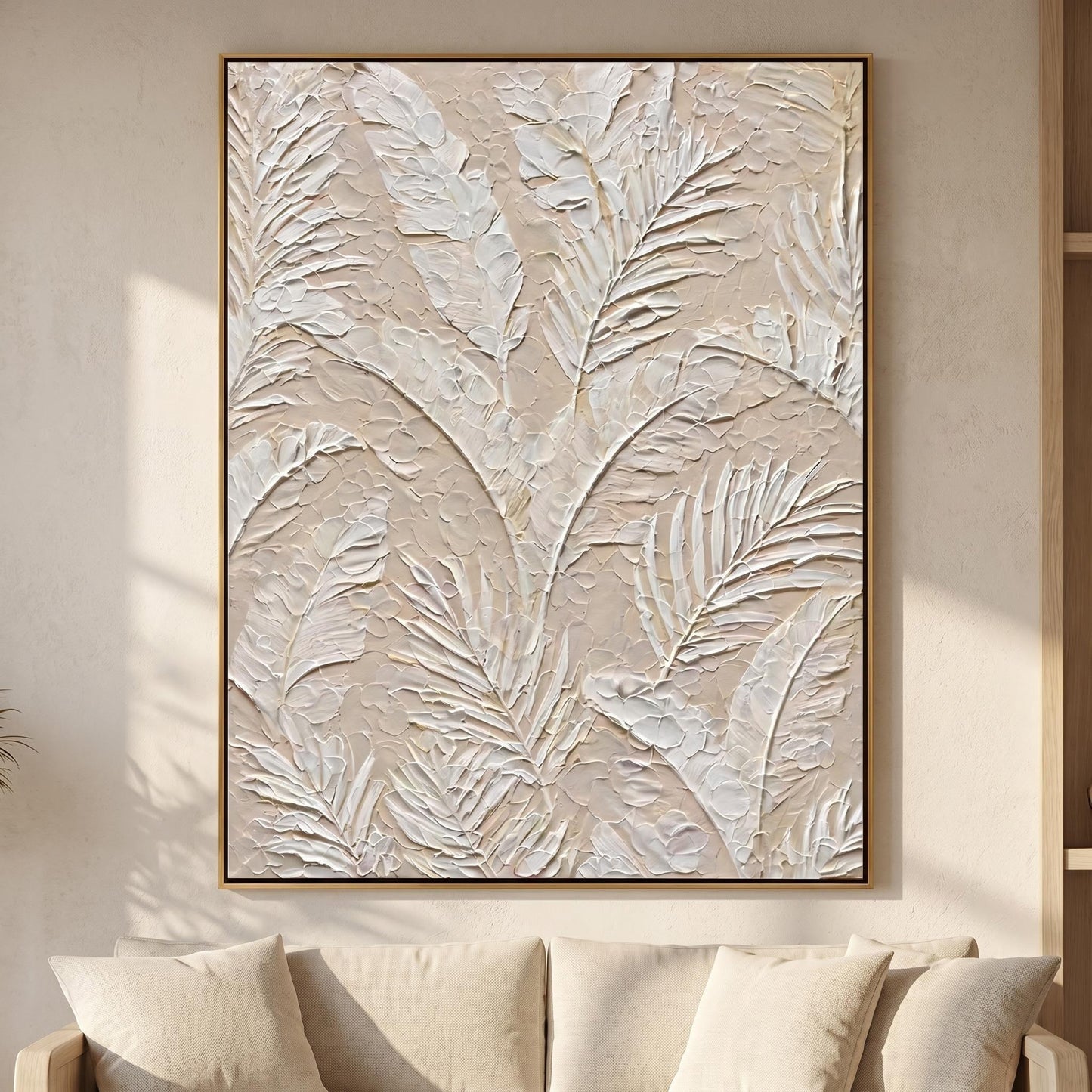 Wabi-Sabi Wall Art - Textured Palms