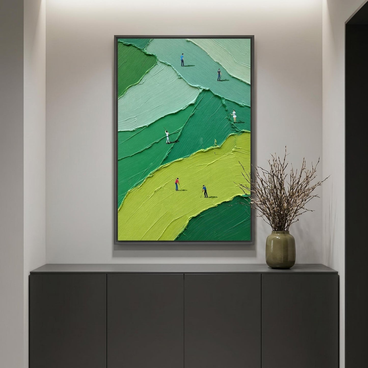 Minimalism - Textured Golf Stroll