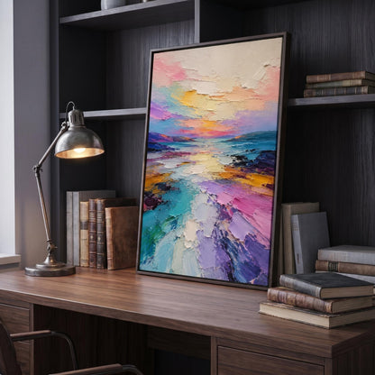 Colorful Painting - Colorful Sunset