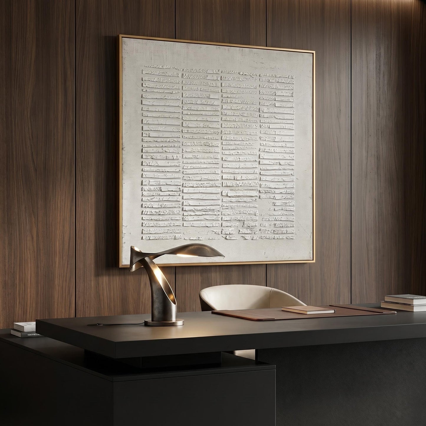 Wabi-Sabi Wall Art-Textured Silence