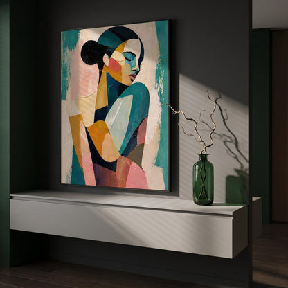 Abstract Art Painting - Serene Figure