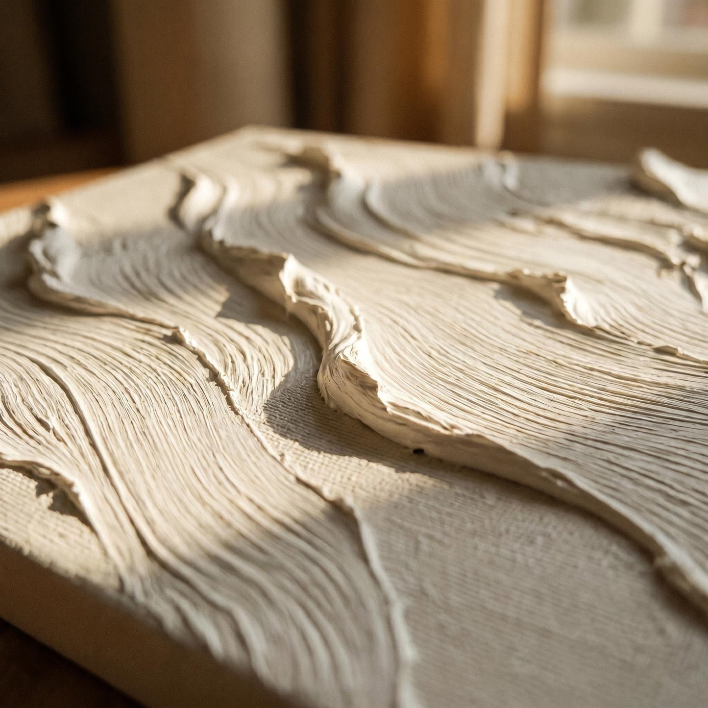 Wabi-Sabi Wall Art - White Flow
