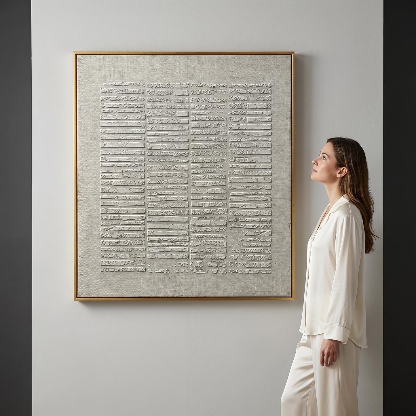 Wabi-Sabi Wall Art-Textured Silence