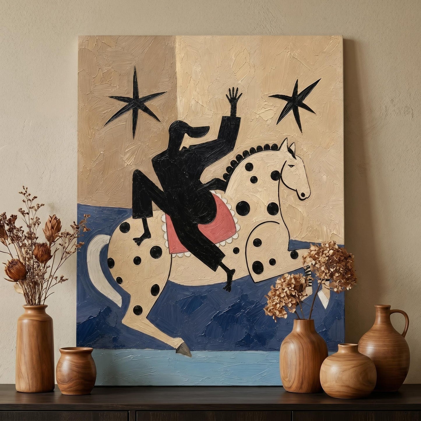 Contemporary Wall Art - Starry Rider