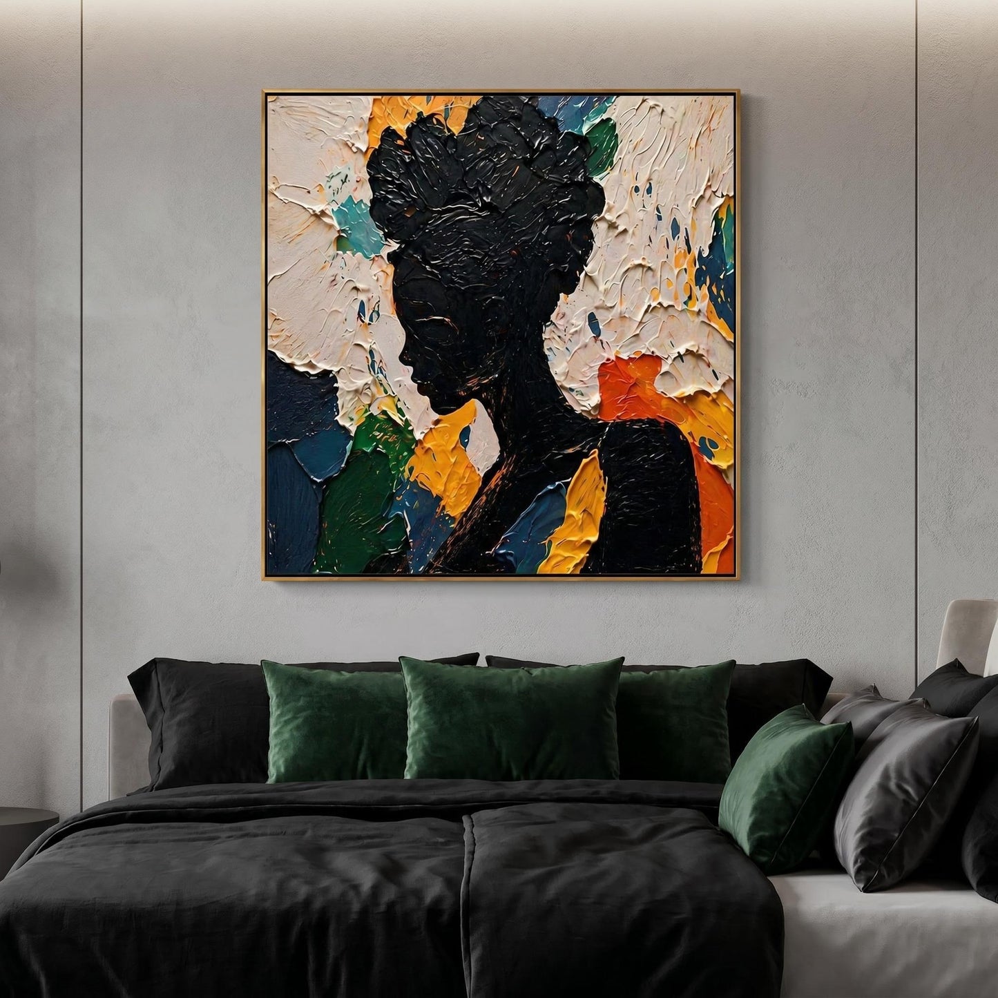 Colorful Painting - Textured Profile