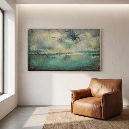 Abstract Art Painting - Misty Horizon