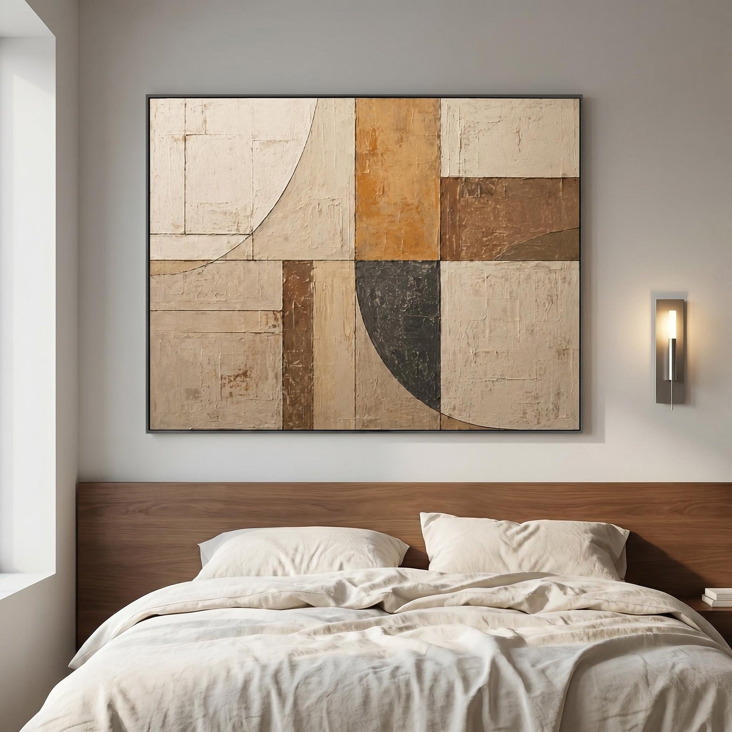 Wabi-Sabi Wall Art - Geometric Patina
