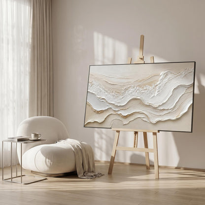 Wabi-Sabi Wall Art - Textured Tides