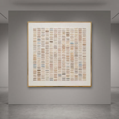 Wabi-Sabi Wall Art - Gradient Grid