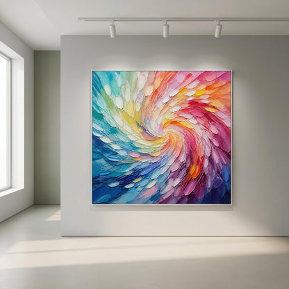 Abstract Art - Rainbow Vortex