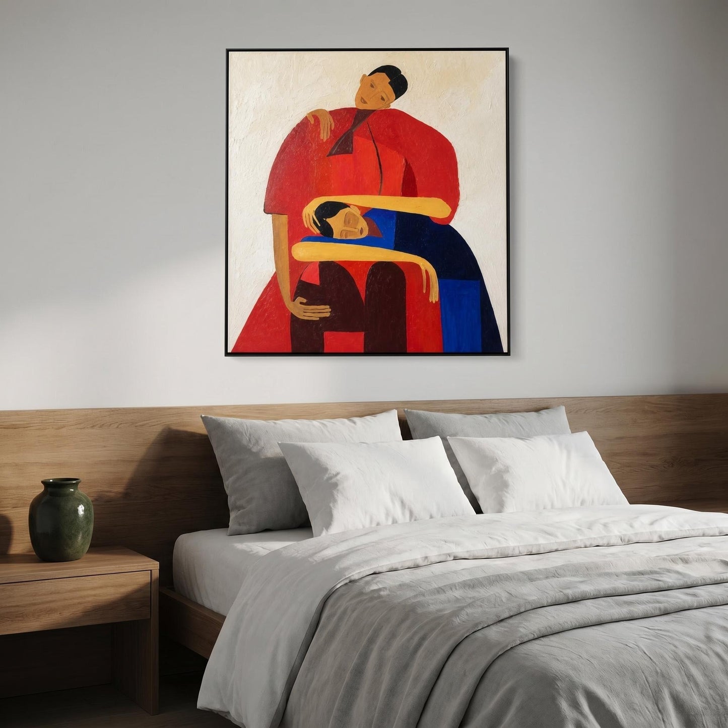 Colorful Painting- Tender Embrace