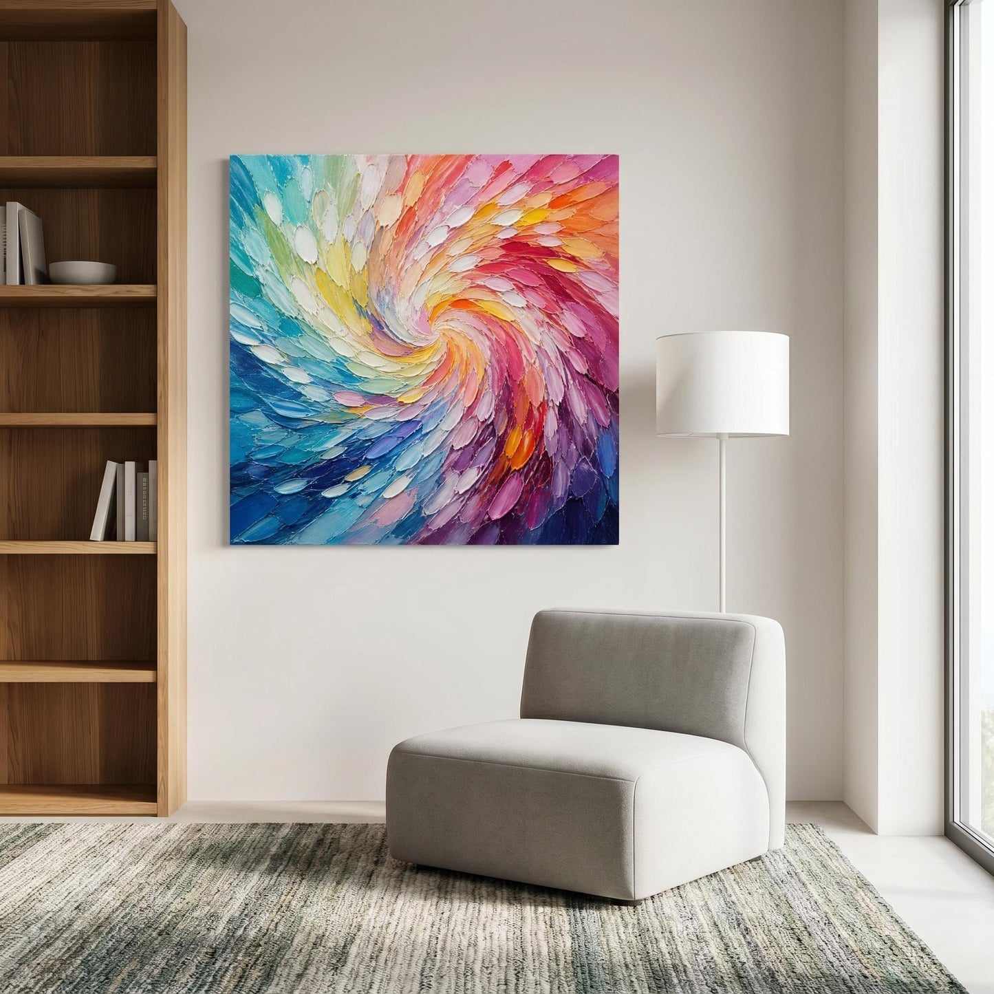 Abstract Art - Rainbow Vortex