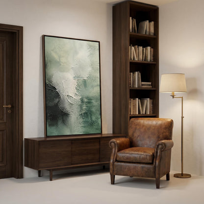 3D Textured Painting - Sage Green Mist