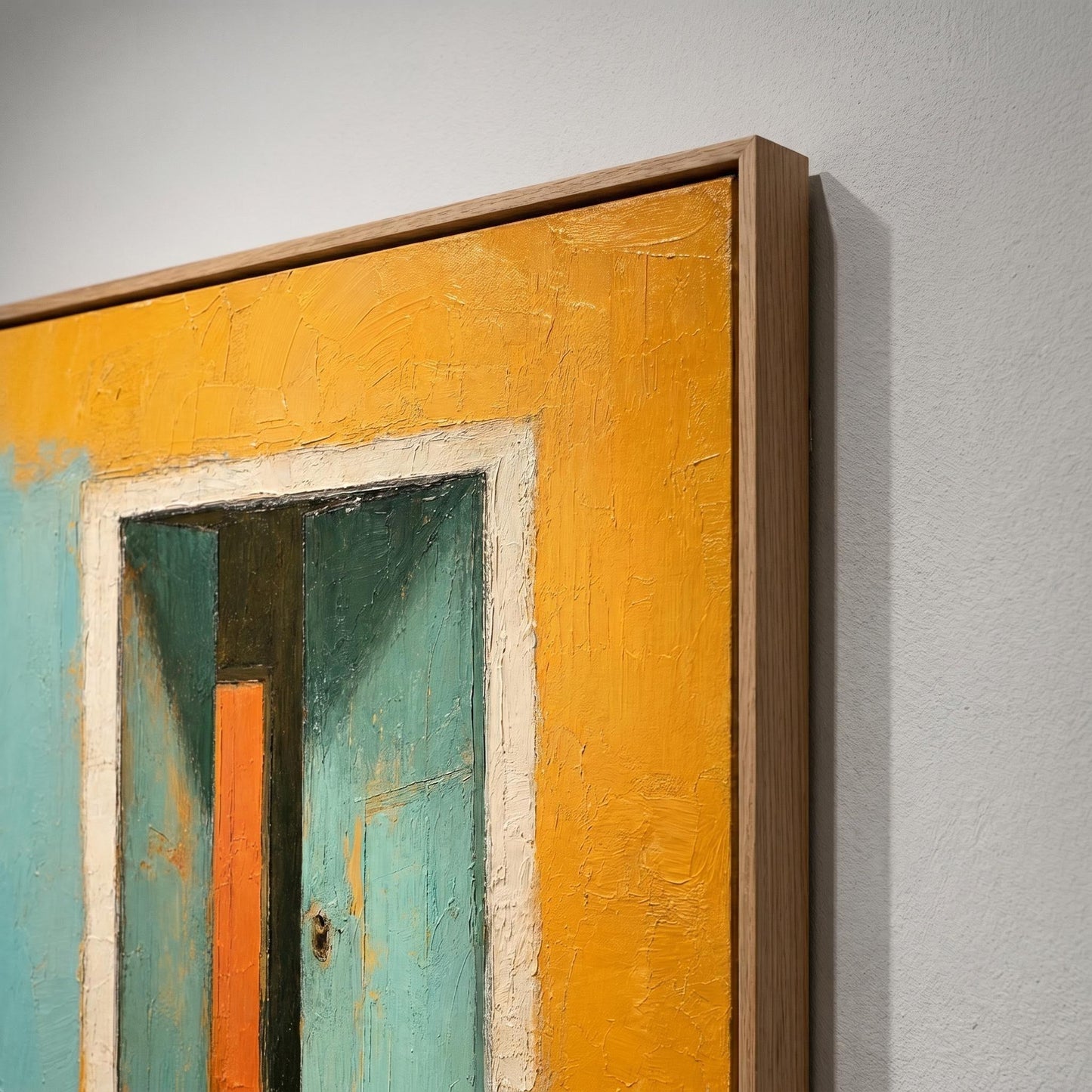 Abstract Art Painting - Minimalist Doorway Palette