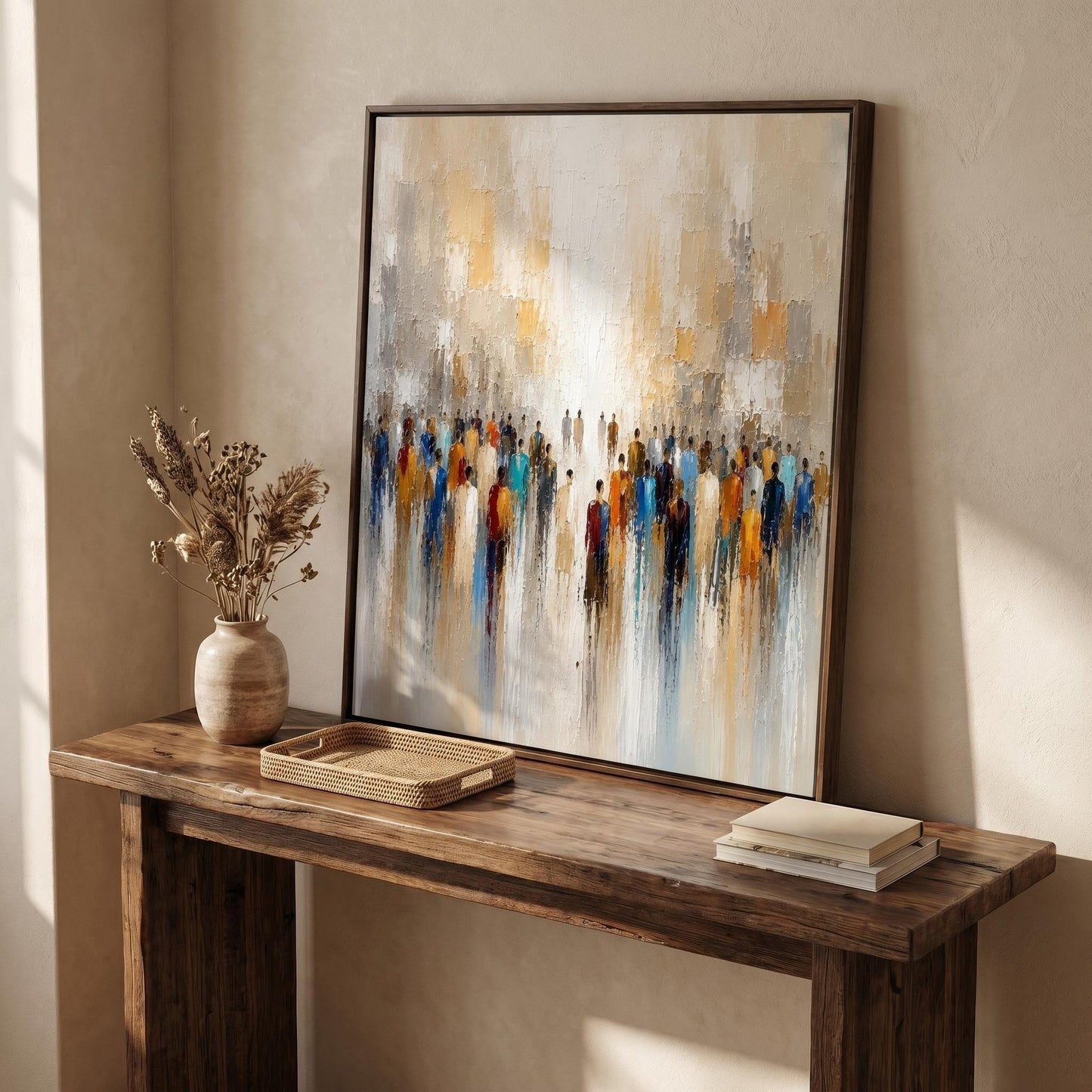 Abstract Art Painting - Collective Light Flow