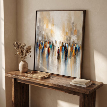 Abstract Art Painting - Collective Light Flow