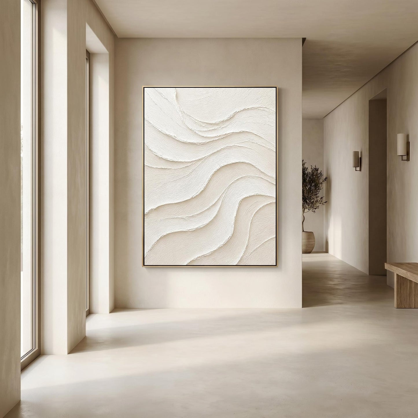 Wabi-Sabi Wall Art - Flowing Relief