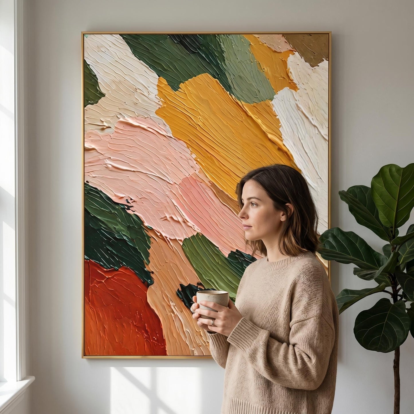 Colorful Painting - Organic Brushstrokes