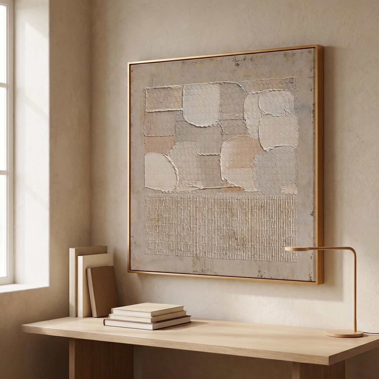 Wabi-Sabi Wall Art - Layered Stillness