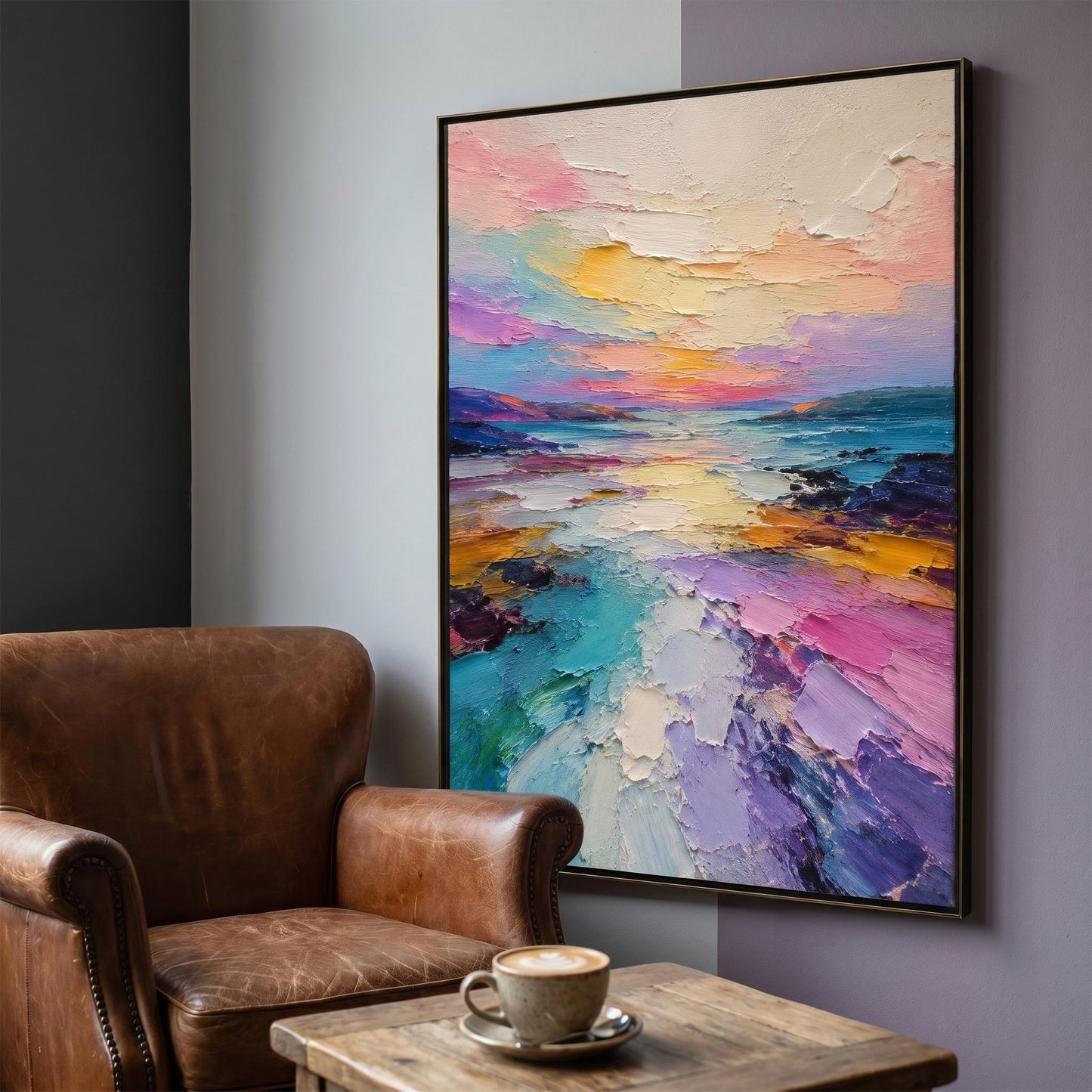 Colorful Painting - Colorful Sunset