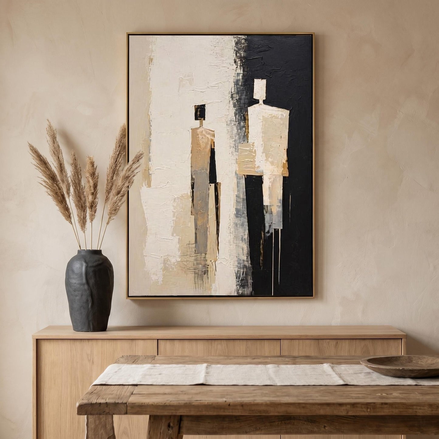 Abstract Art Painting - Two Figures