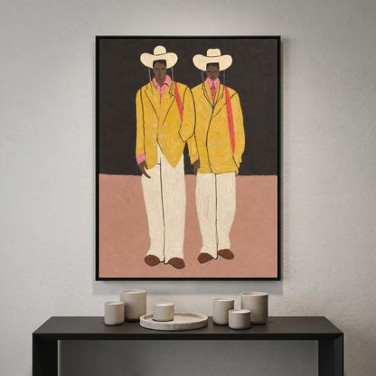 Colorful Painting - Yellow Jacket Duo