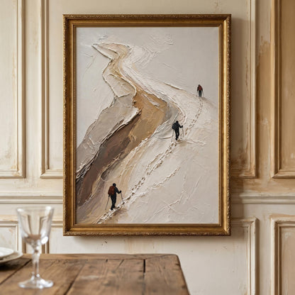 3D Textured Painting - Mountain Traverse