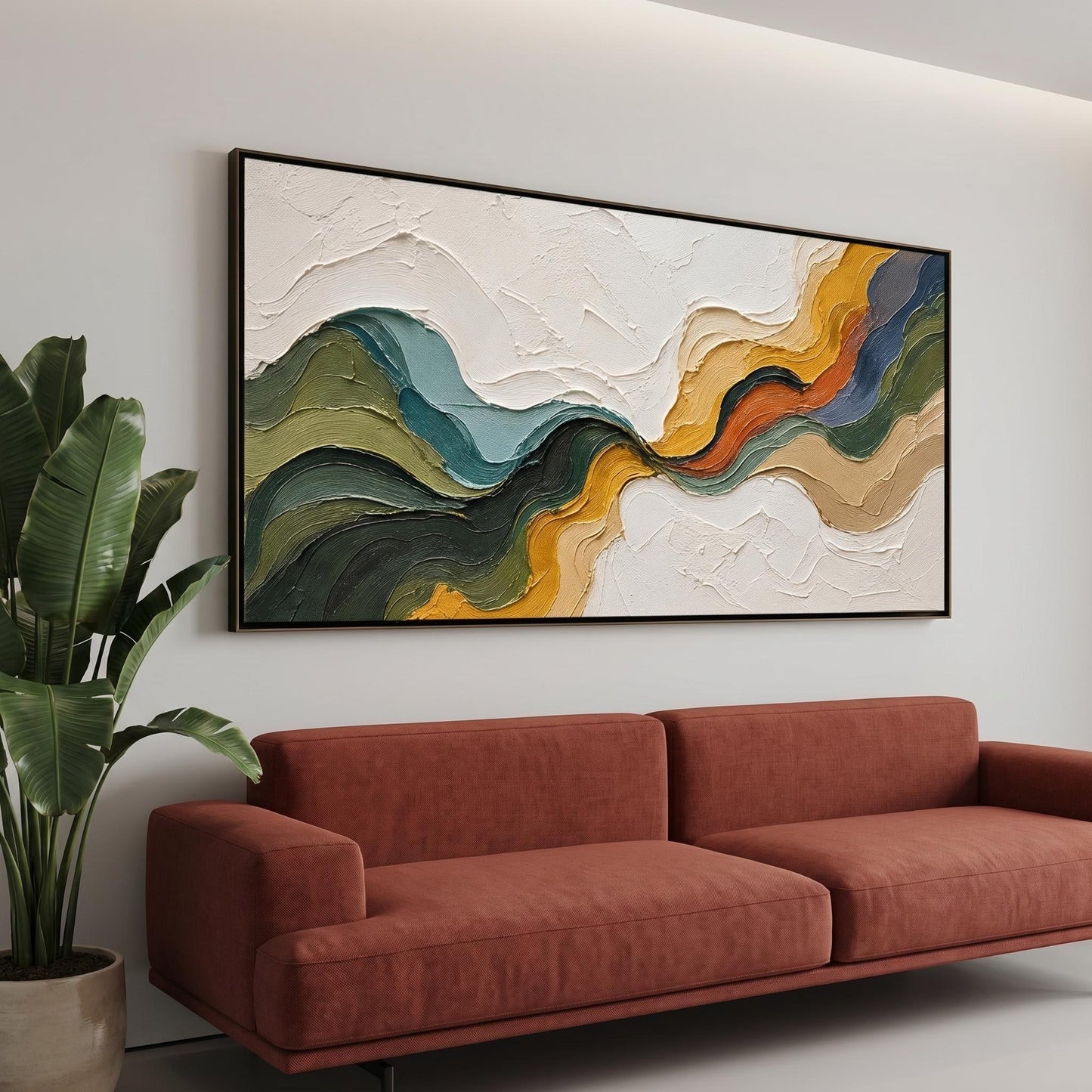 Minimalism - Textured Mountain Flow