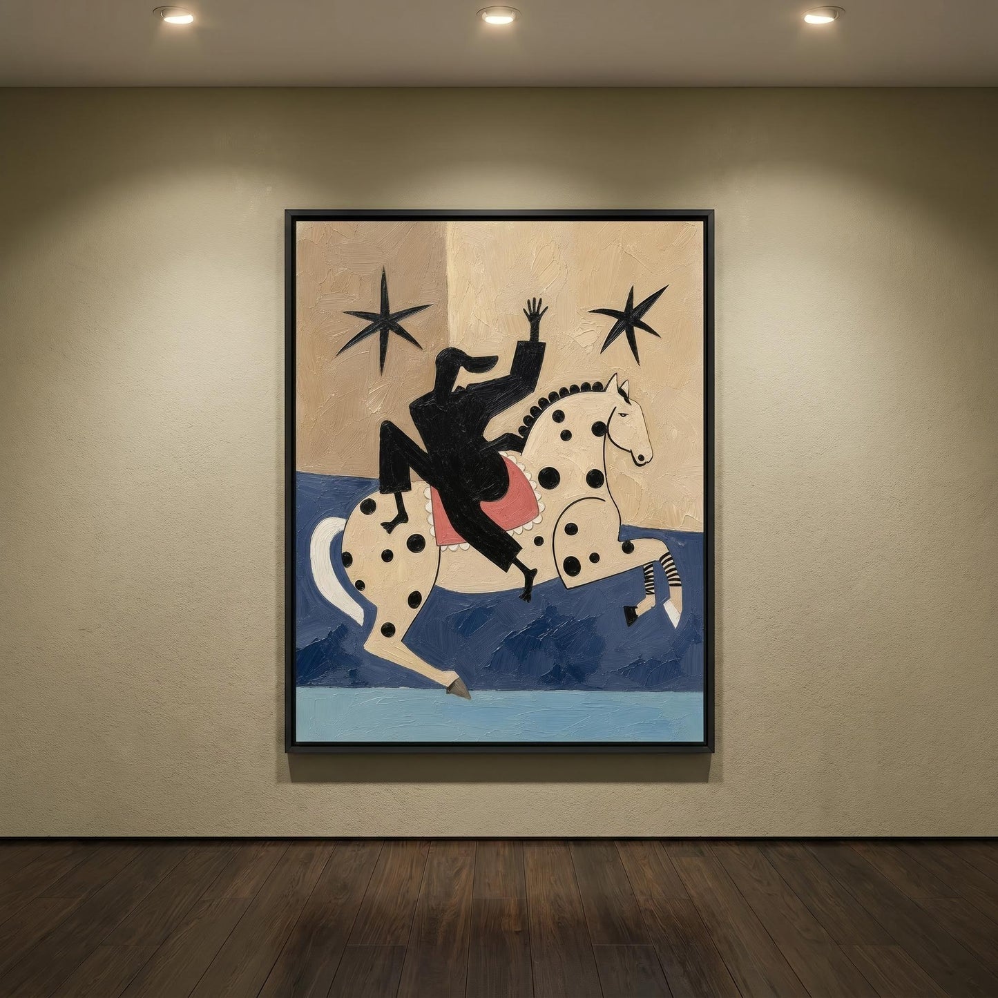 Contemporary Wall Art - Starry Rider