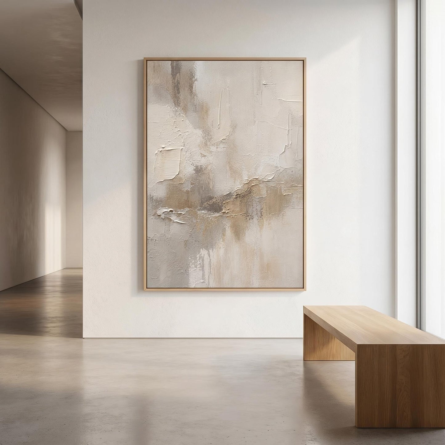 Wabi-Sabi Wall Art - Textured Neutrality