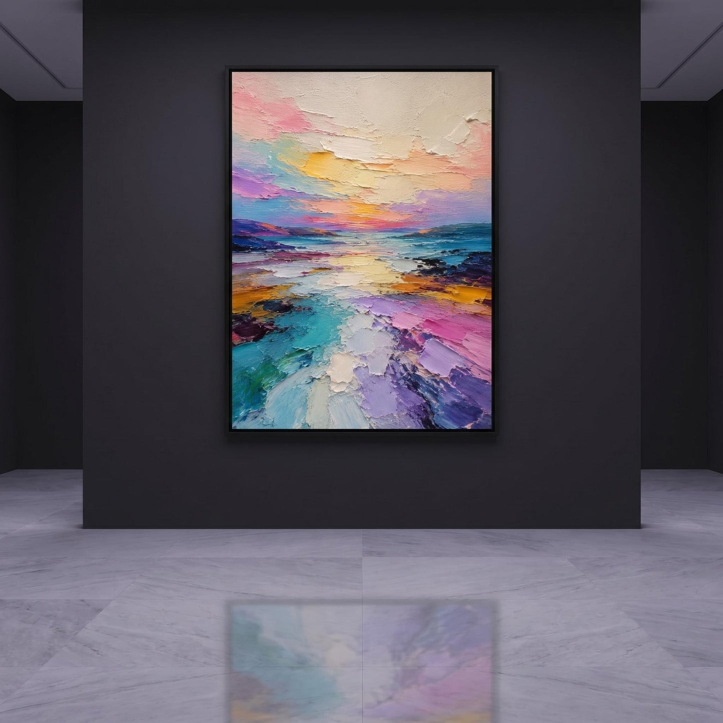 Colorful Painting - Colorful Sunset